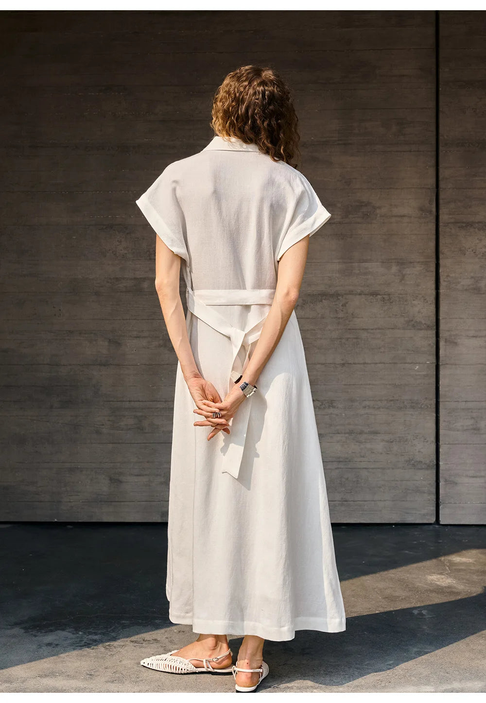 Robe alma en lin et lyocell