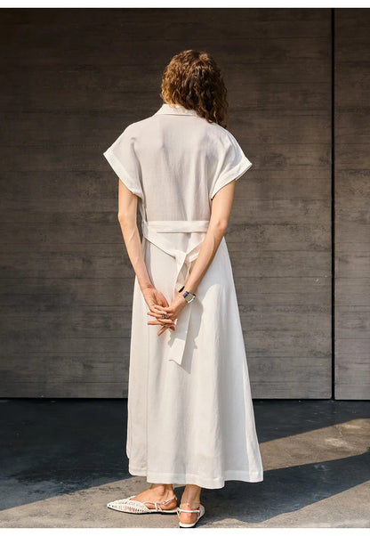 Robe alma en lin et lyocell