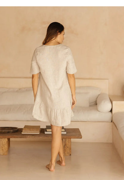 Robe Lilly en Coton & Lin