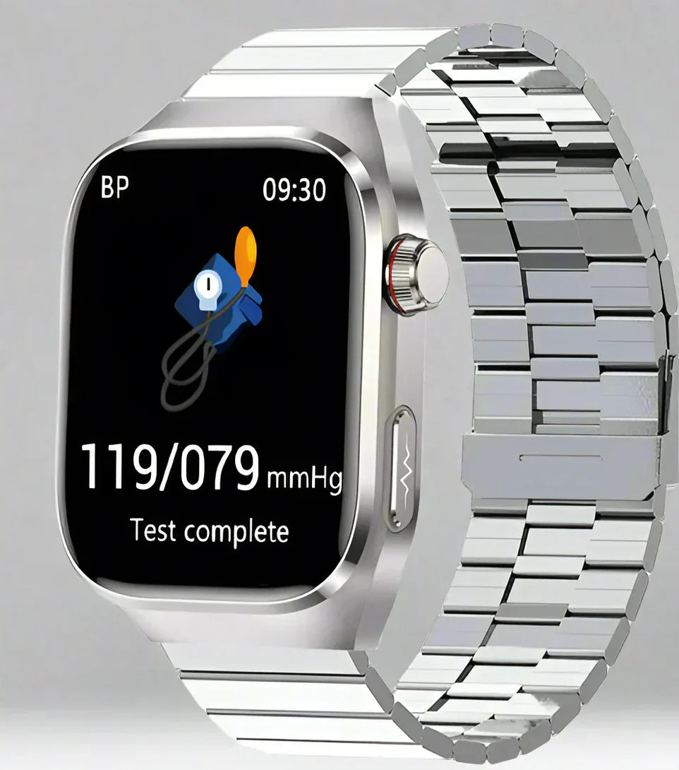NexaPulse Smartwatch, Monitor de Fitness Bluetooth com Ecrã AMOLED