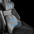 Cojín eléctrico de soporte para cuello y lumbar para coche y oficina - Fioriscas