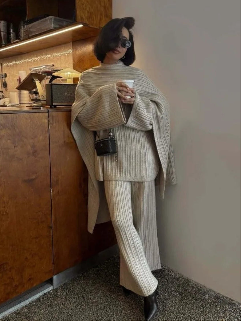 L'Ensemble Trio Hiver | Le Look Complet avec Écharpe