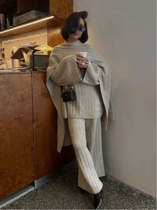 L'Ensemble Trio Hiver | Le Look Complet avec Écharpe