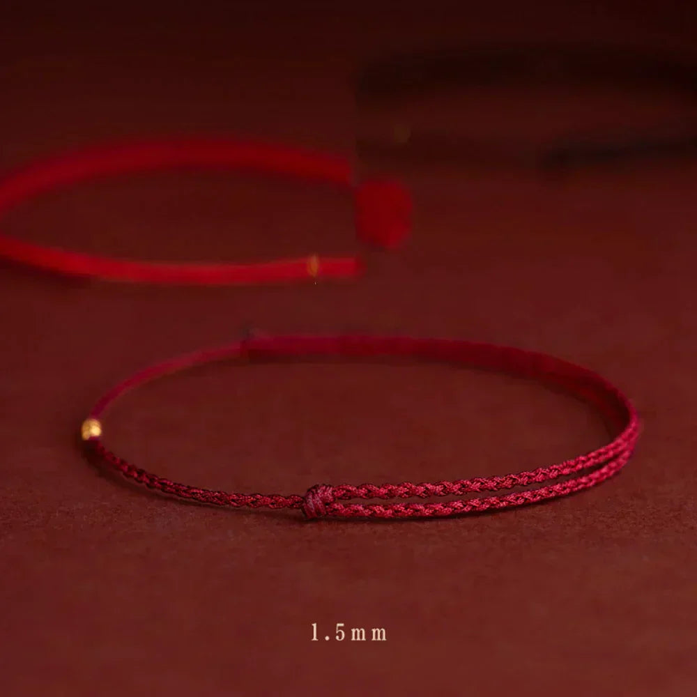 AstraCrest Kabbalah-Inspired Bead Bracelet With Protective Red Thread