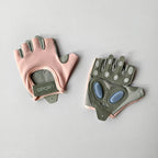Guantes de entrenamiento antideslizantes con acolchado de agarre de silicona para levantamiento de pesas