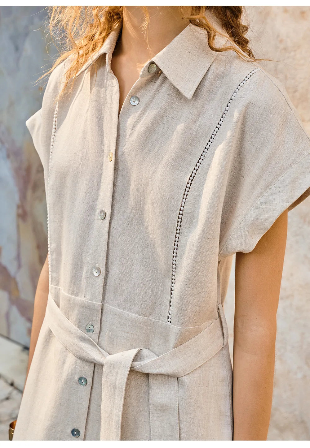 Robe alma en lin et lyocell