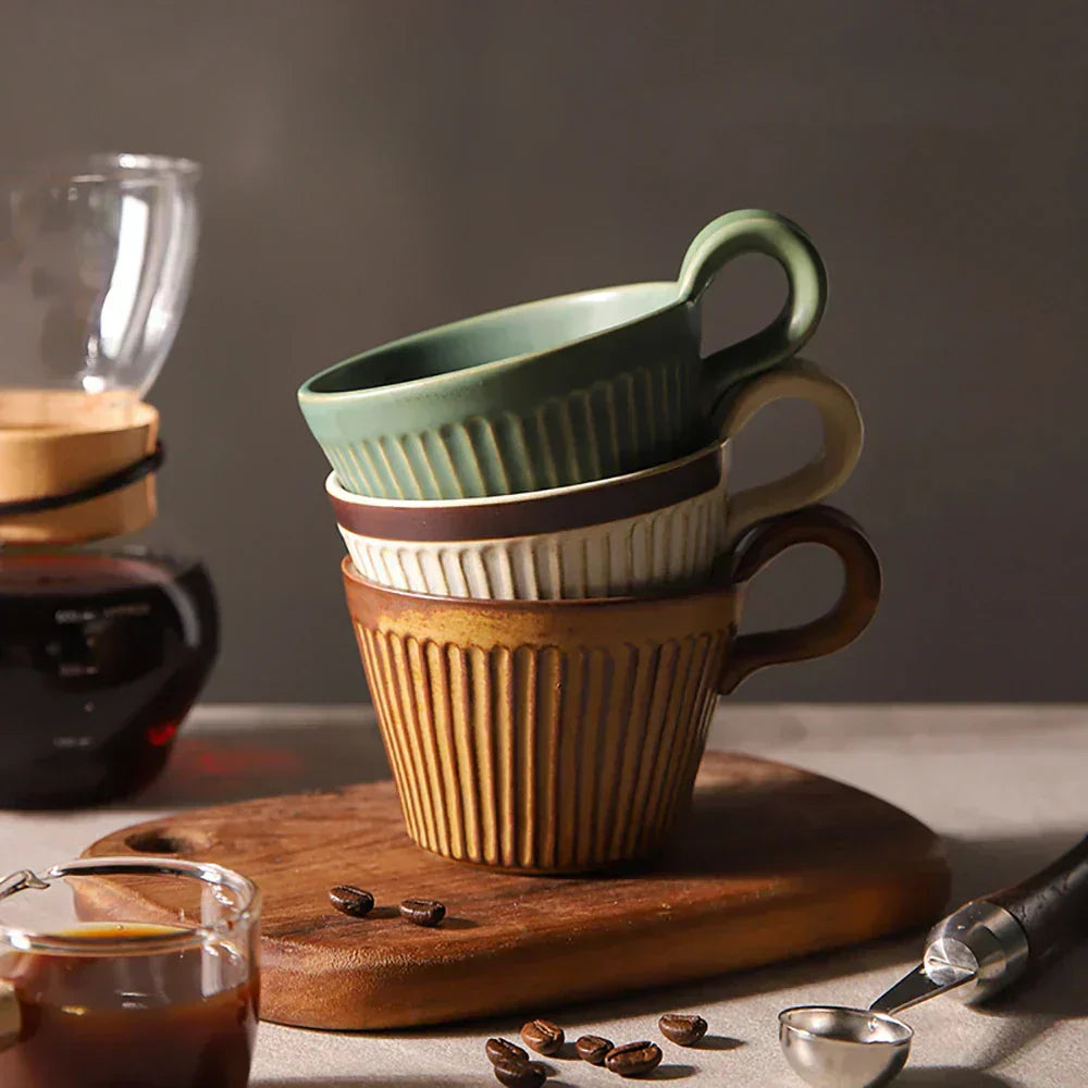 Tazze in ceramica artigianali Hearthside per caffè e tè di tutti i giorni