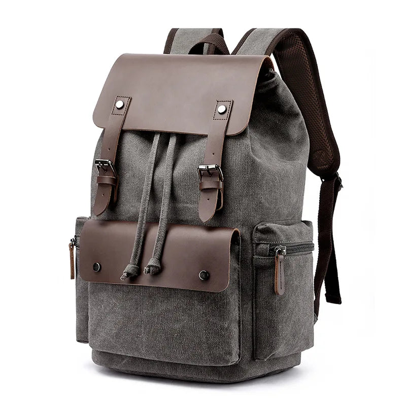Plecak Ridgewell Vintage Canvas z kieszeniami antykradzieżowymi, 20–35L