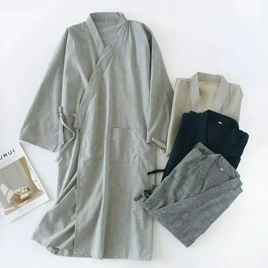 Nadirloft Cotton Kimono Robe, 2024 Menswear Edition