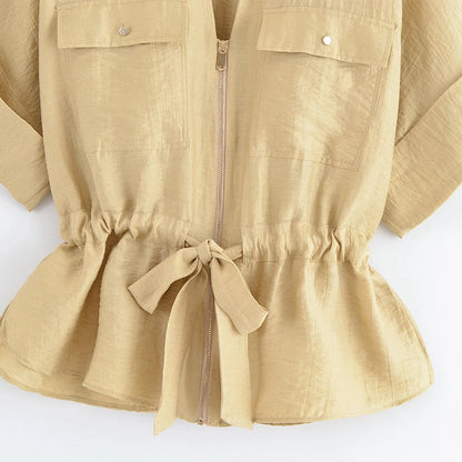 Ensemble Cozy Éclat I Duo Chemise Zippée & Pantalon Fluide