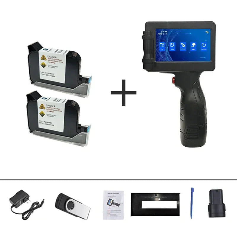 Portable Handheld Inkjet Printer For Boxes, Wood And Metal, LumixJet