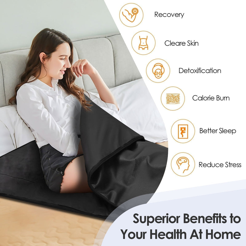 AureaHeat Compact Infrared Blanket For Detox And Relaxation