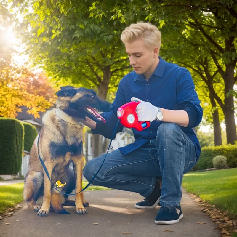 Laisse LED pour chien avec lampe intégrée pour des promenades en toute sécurité - Fioriscas