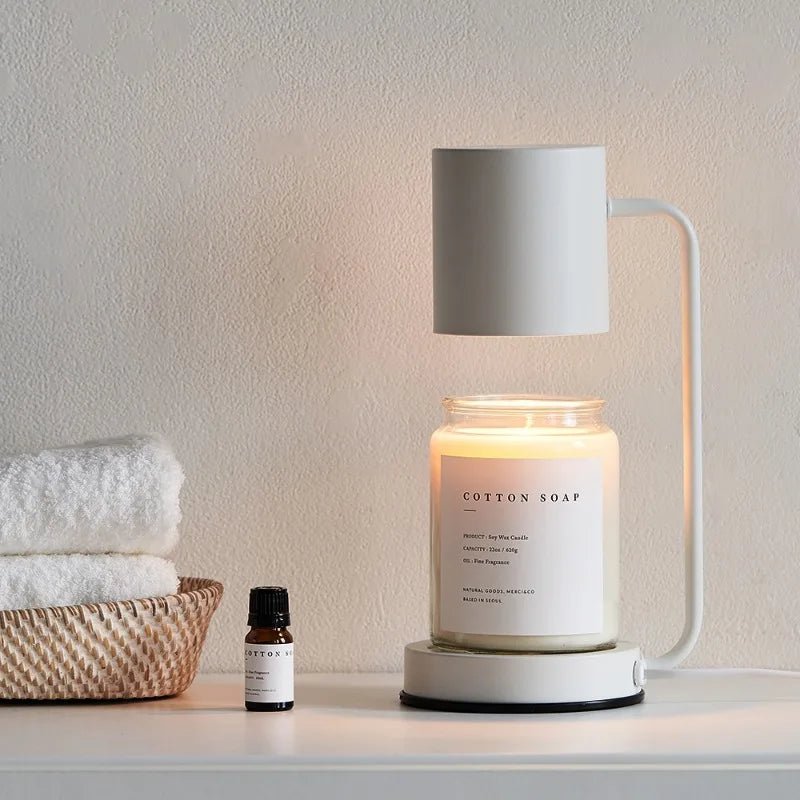 Flameless Candle Warmer Lamp for Safe Room Fragrance - Fioriscas