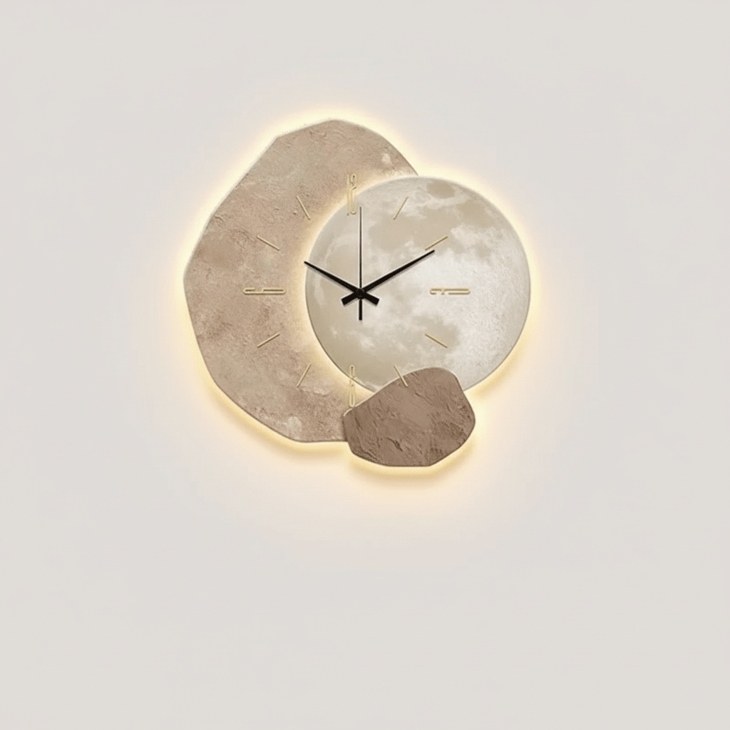 Stilvolle skandinavische Wanduhr mit geräuschlosem Betrieb - Fioriscas