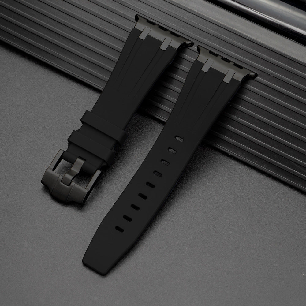 Pulseira de Silicone para Apple Watch da Nexal, Adaptador em Metal de Aço Inoxidável