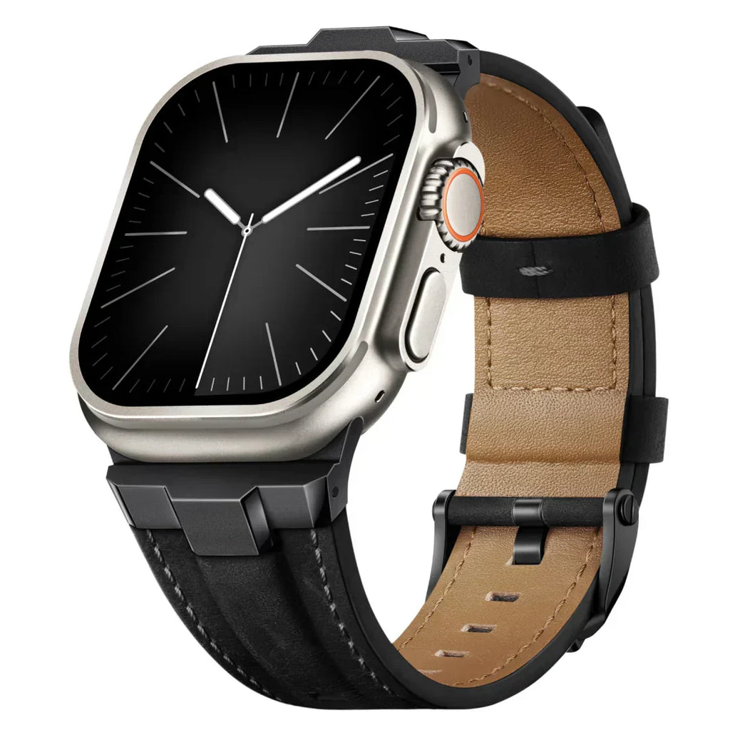 Wayfarer-Lederarmband für die Apple Watch, alltagstaugliches Outdoor-Armband