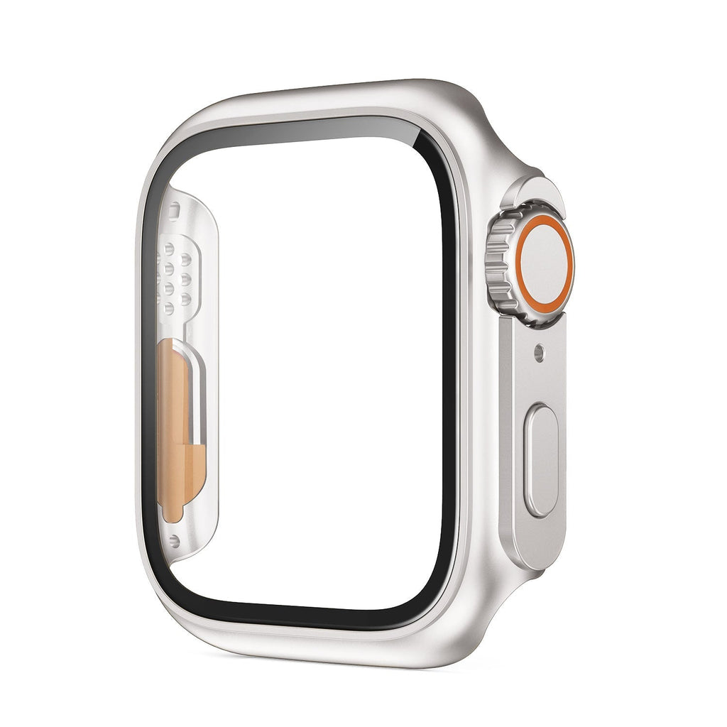 Custodia Bumper per Apple Watch, Protezione Schermo in Vetro Temperato, Stile Ultra Elegante