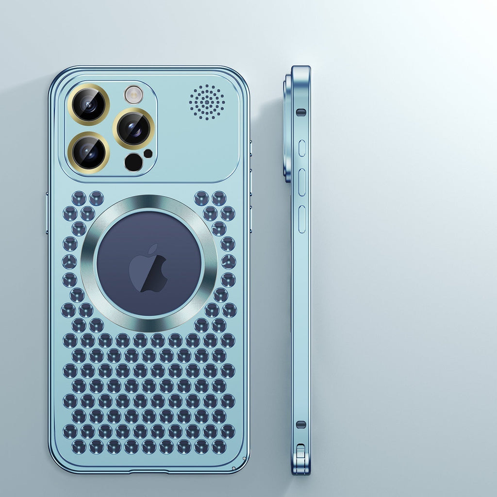 iPhone-etui i titanium-aluminiumlegering, Vellon ultratyndt kantløst design