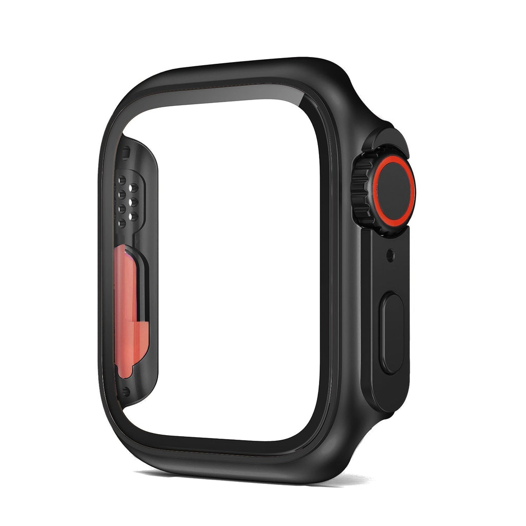 Custodia Bumper per Apple Watch, Protezione Schermo in Vetro Temperato, Stile Ultra Elegante