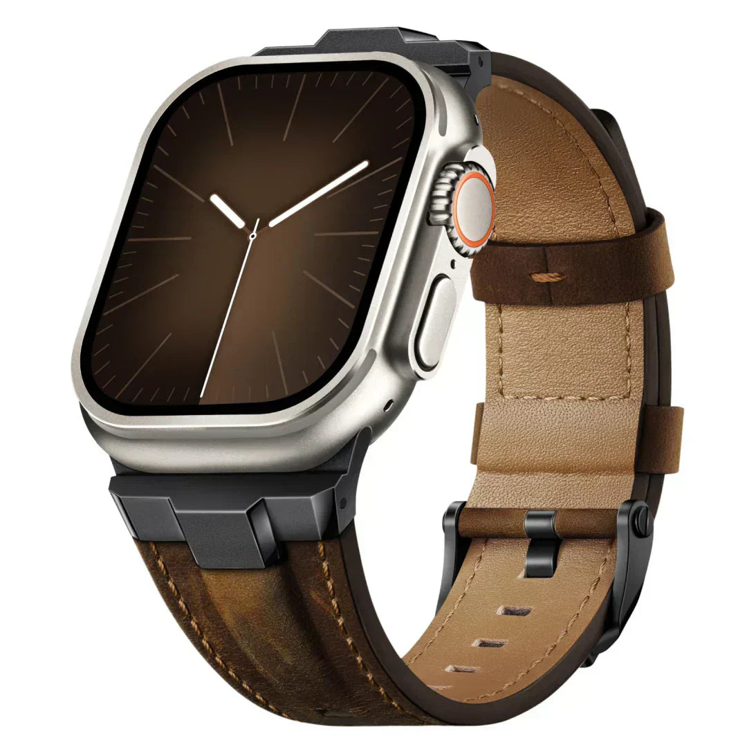 Wayfarer-Lederarmband für die Apple Watch, alltagstaugliches Outdoor-Armband