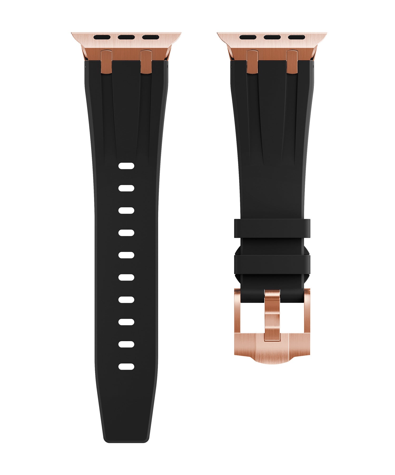 Pulseira de Silicone para Apple Watch da Nexal, Adaptador em Metal de Aço Inoxidável