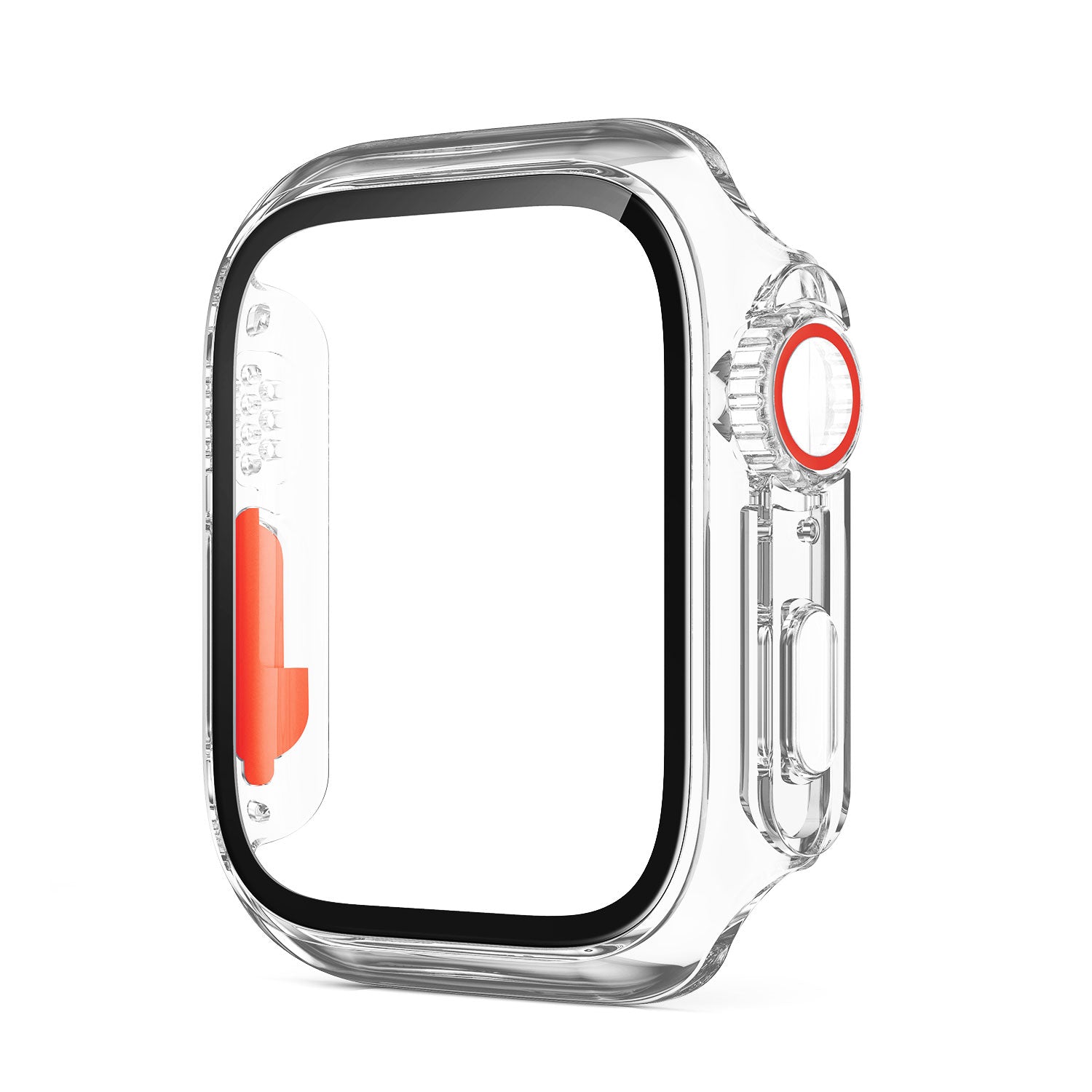 Custodia Bumper per Apple Watch, Protezione Schermo in Vetro Temperato, Stile Ultra Elegante