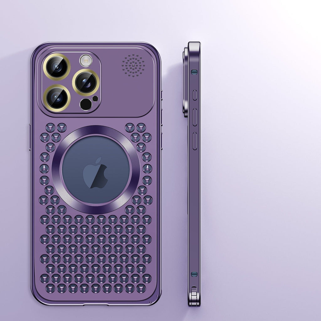 iPhone-etui i titanium-aluminiumlegering, Vellon ultratyndt kantløst design