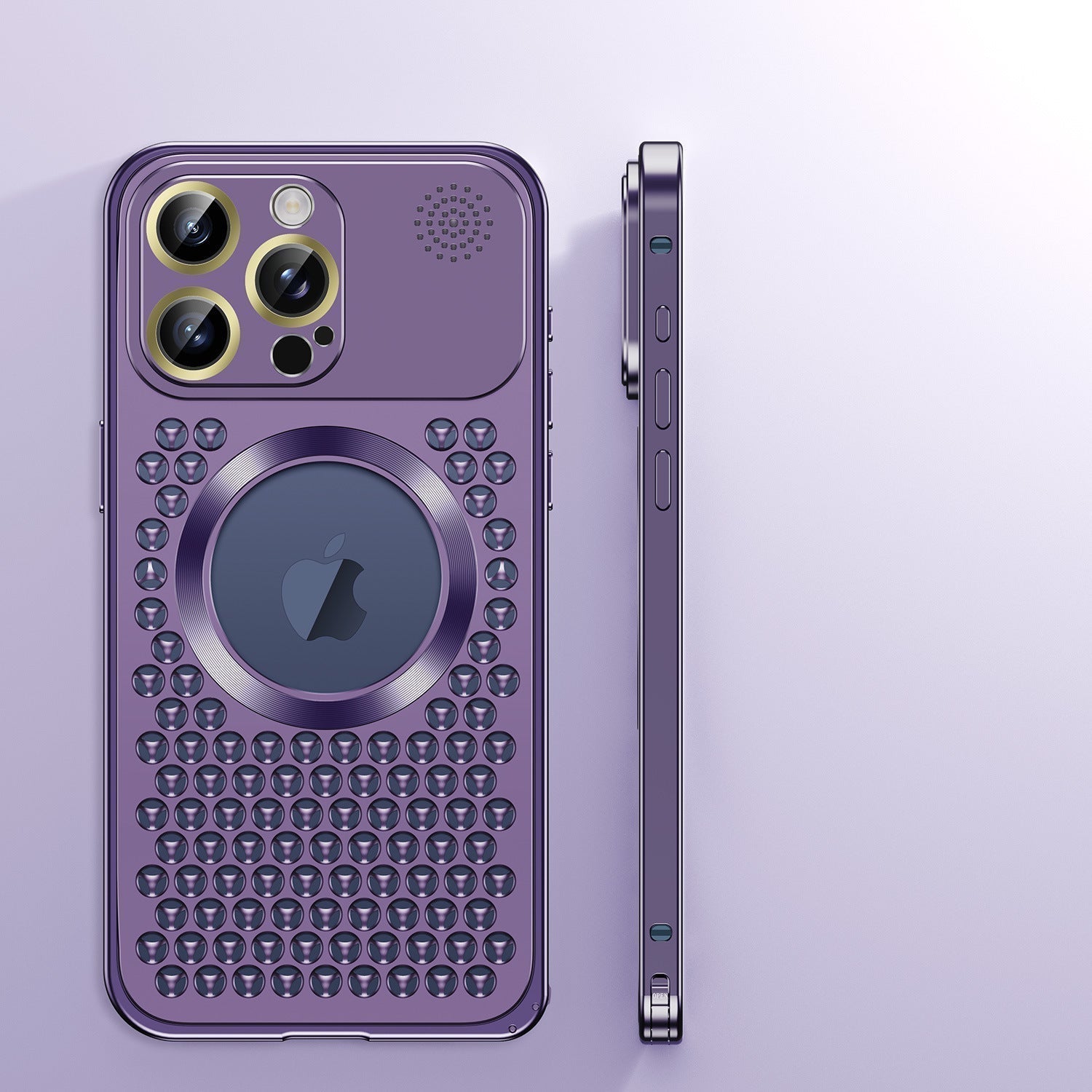 iPhone-etui i titanium-aluminiumlegering, Vellon ultratyndt kantløst design