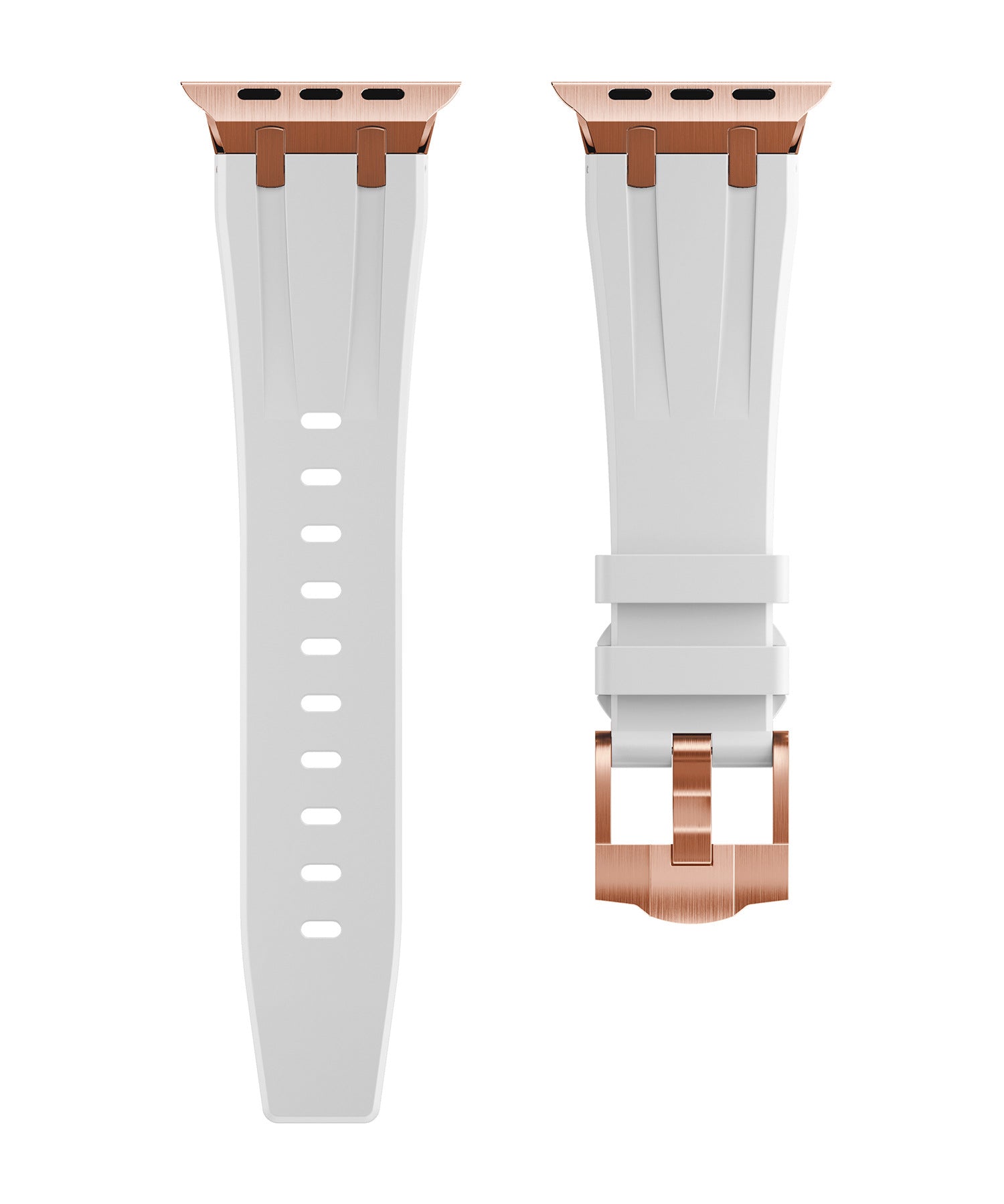 Pulseira de Silicone para Apple Watch da Nexal, Adaptador em Metal de Aço Inoxidável