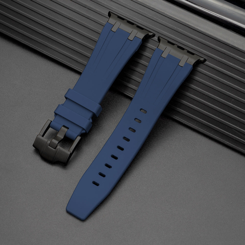 Pulseira de Silicone para Apple Watch da Nexal, Adaptador em Metal de Aço Inoxidável