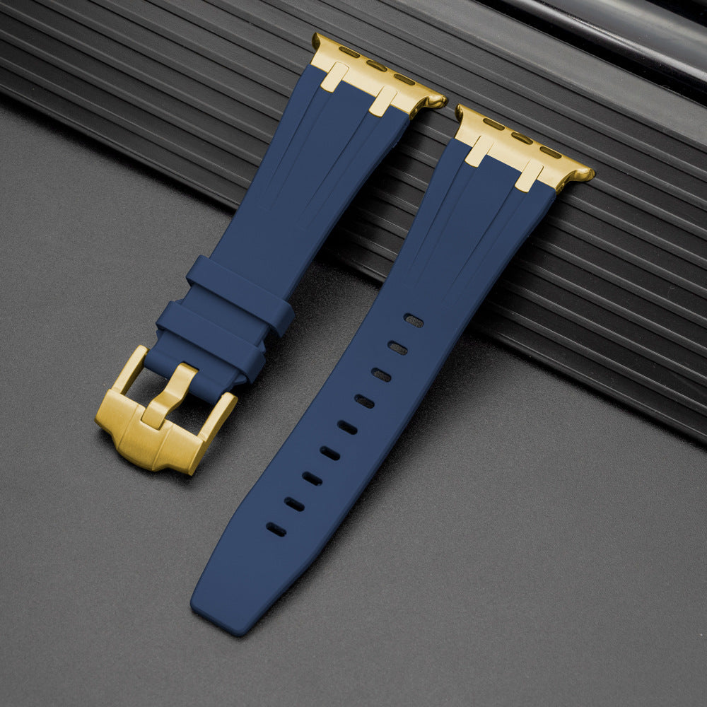 Pulseira de Silicone para Apple Watch da Nexal, Adaptador em Metal de Aço Inoxidável