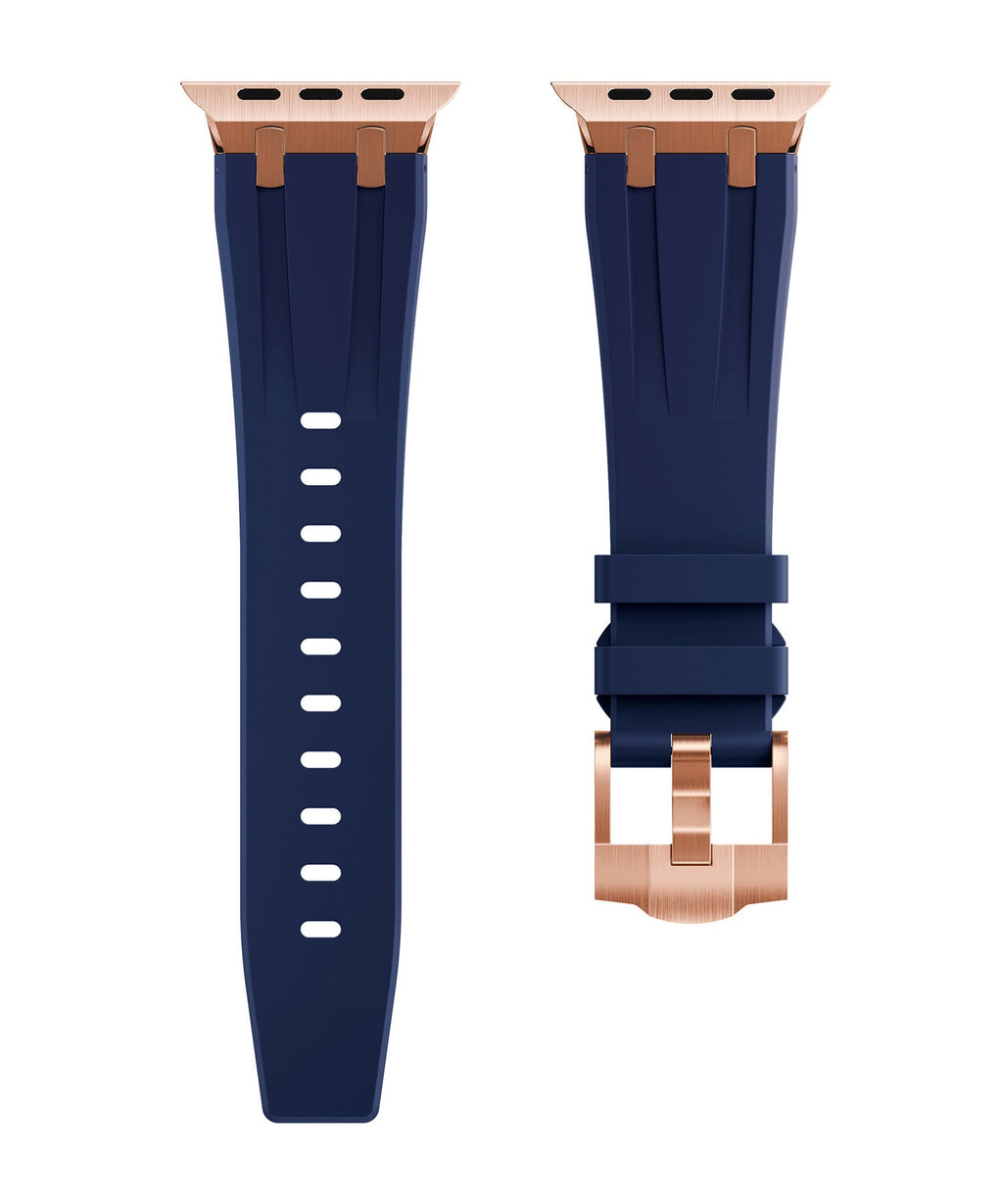 Pulseira de Silicone para Apple Watch da Nexal, Adaptador em Metal de Aço Inoxidável