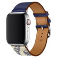 Marvelle valódi bőr Apple Watch szíj, kézzel varrott pánt, 38-49 mm