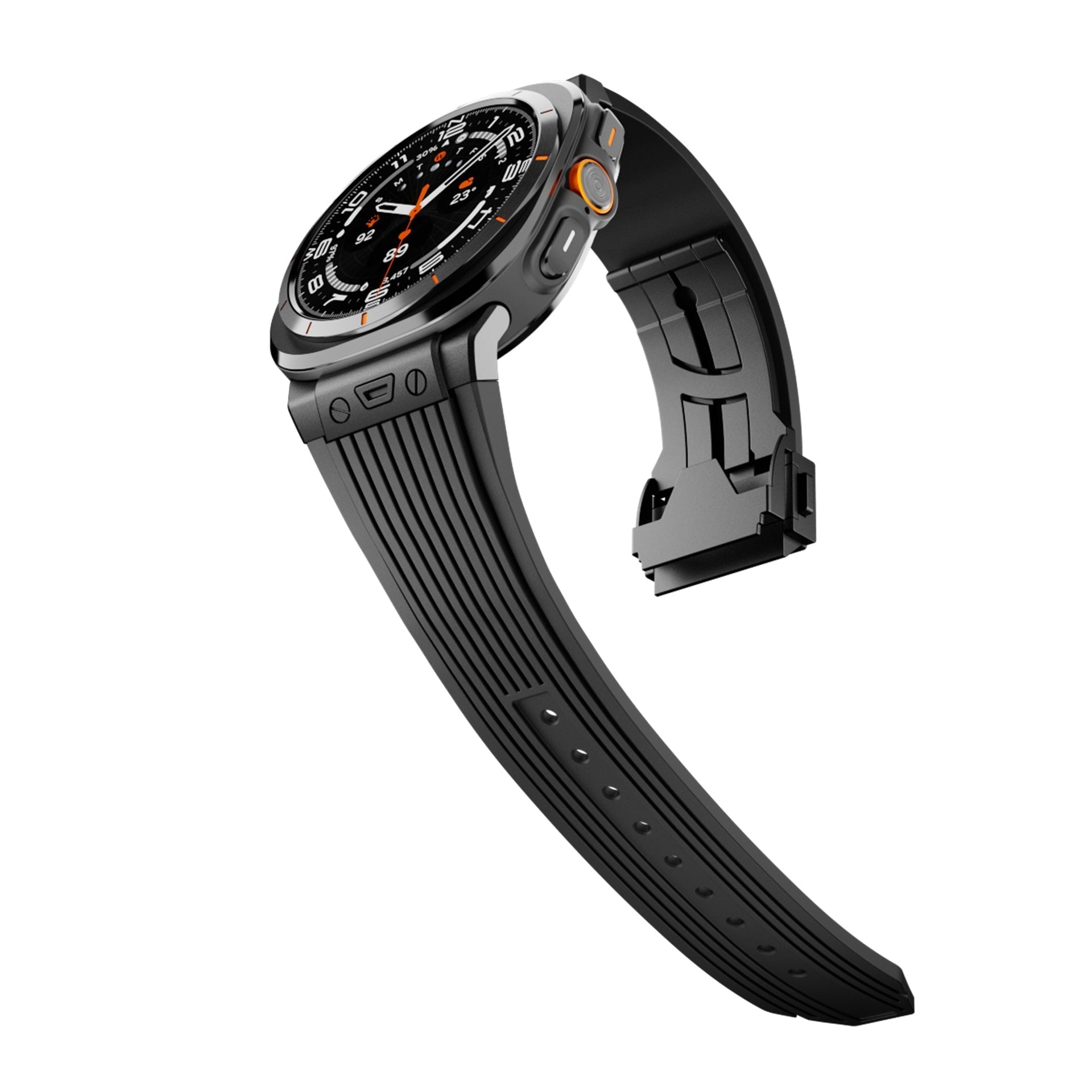 Samsung Watch Ultra silikonerem, Mavero formtilpasset pasform, foldespænde