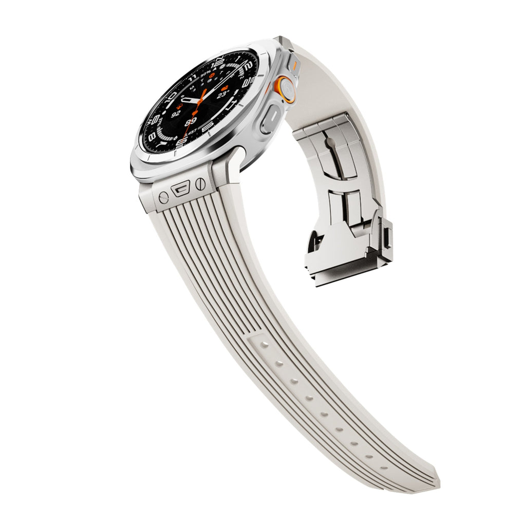 Samsung Watch Ultra silikonerem, Mavero formtilpasset pasform, foldespænde