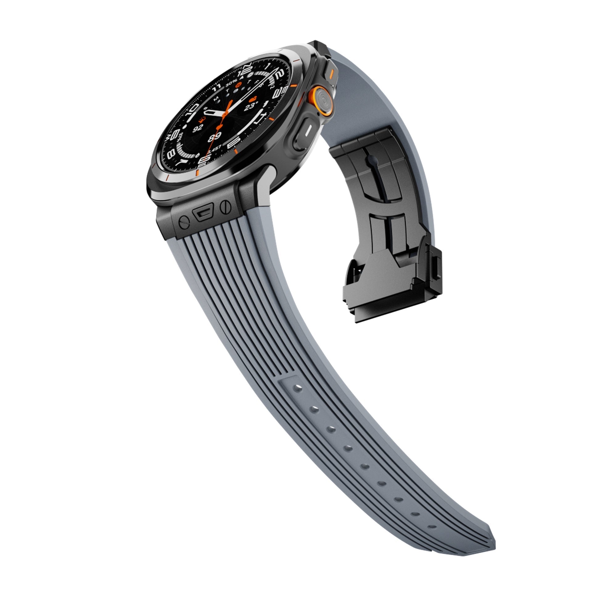 Samsung Watch Ultra silikonerem, Mavero formtilpasset pasform, foldespænde
