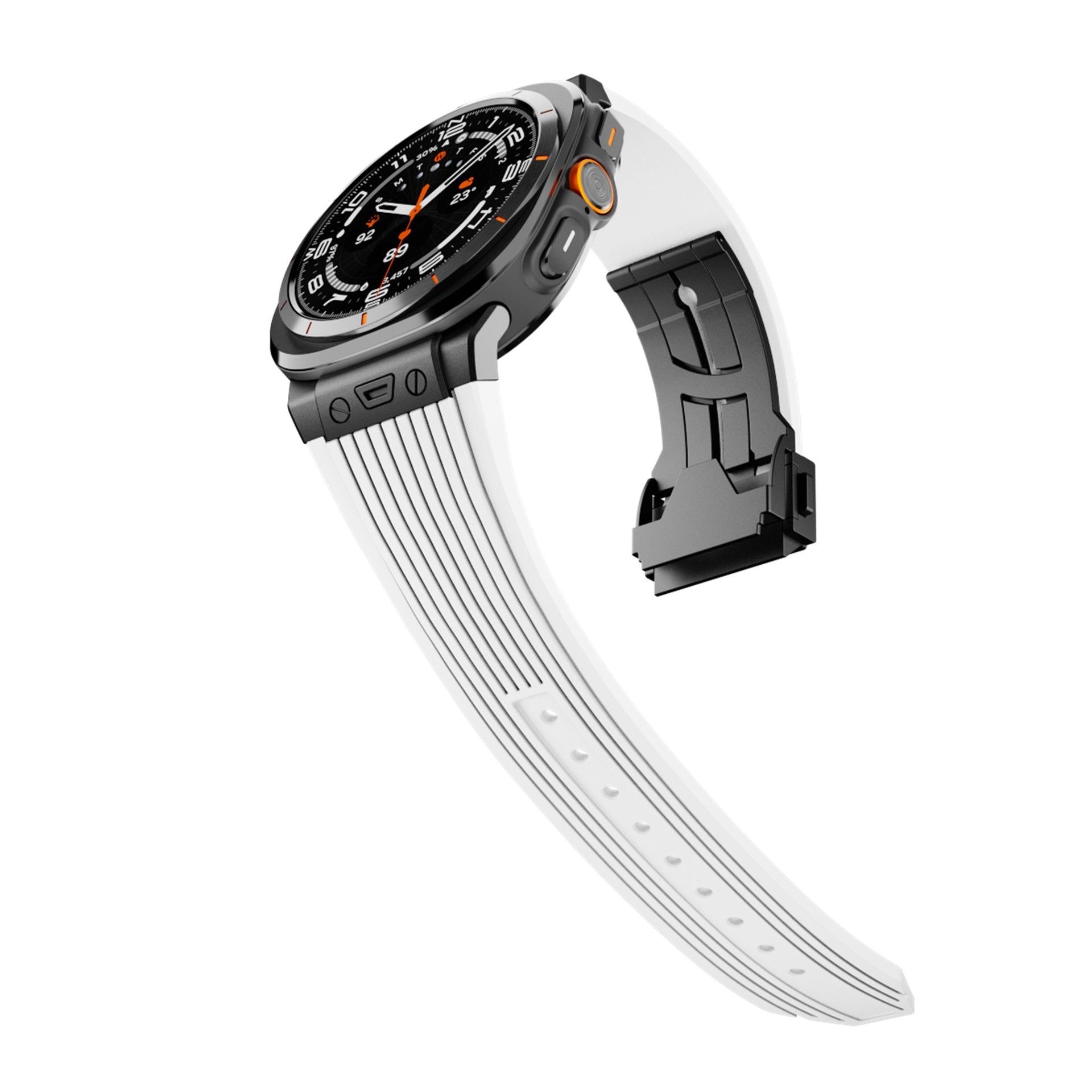 Samsung Watch Ultra silikonerem, Mavero formtilpasset pasform, foldespænde