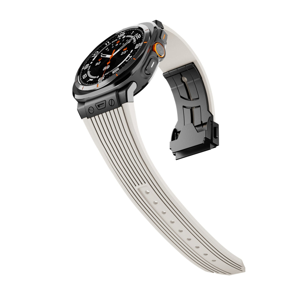 Samsung Watch Ultra silikonerem, Mavero formtilpasset pasform, foldespænde