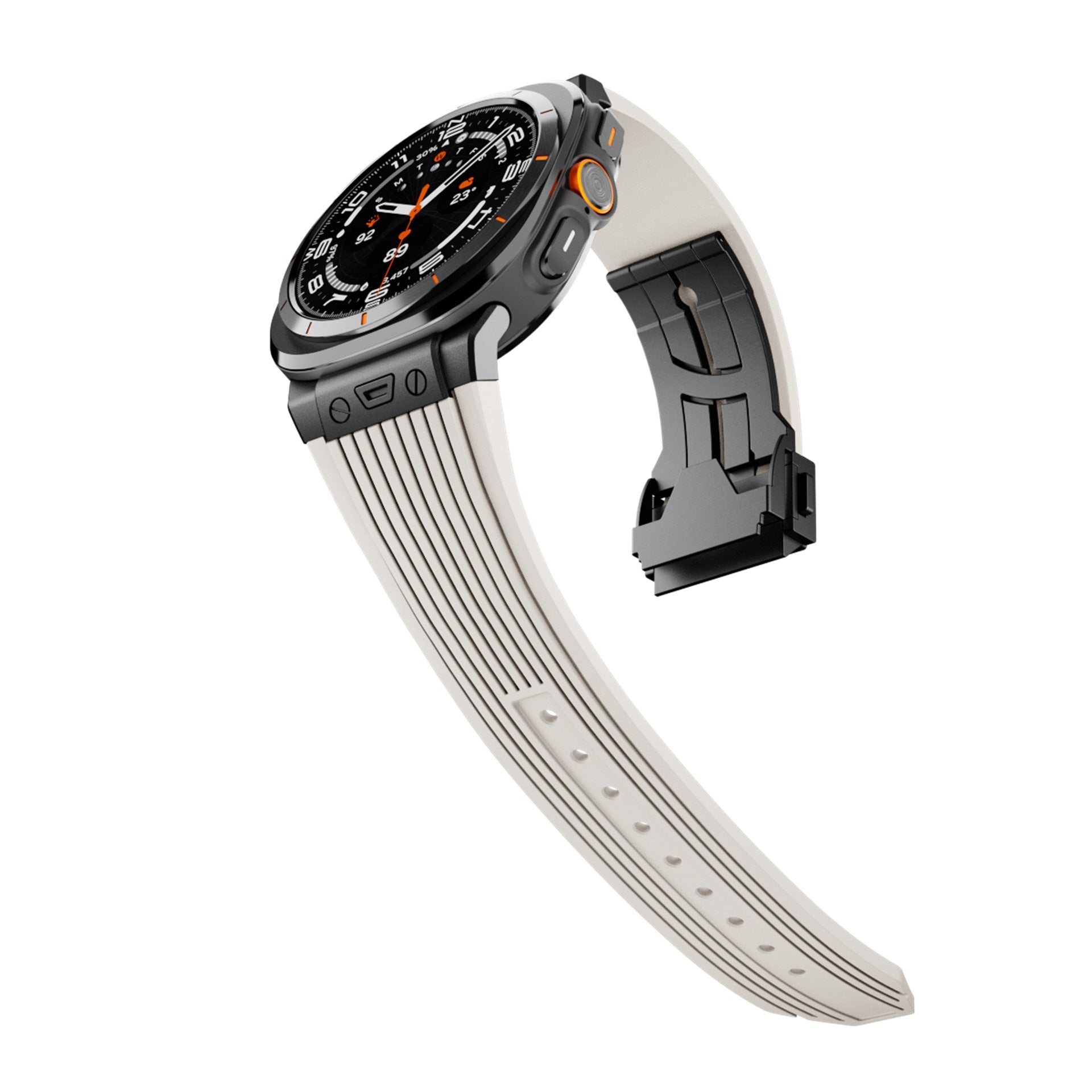 Samsung Watch Ultra silikonerem, Mavero formtilpasset pasform, foldespænde