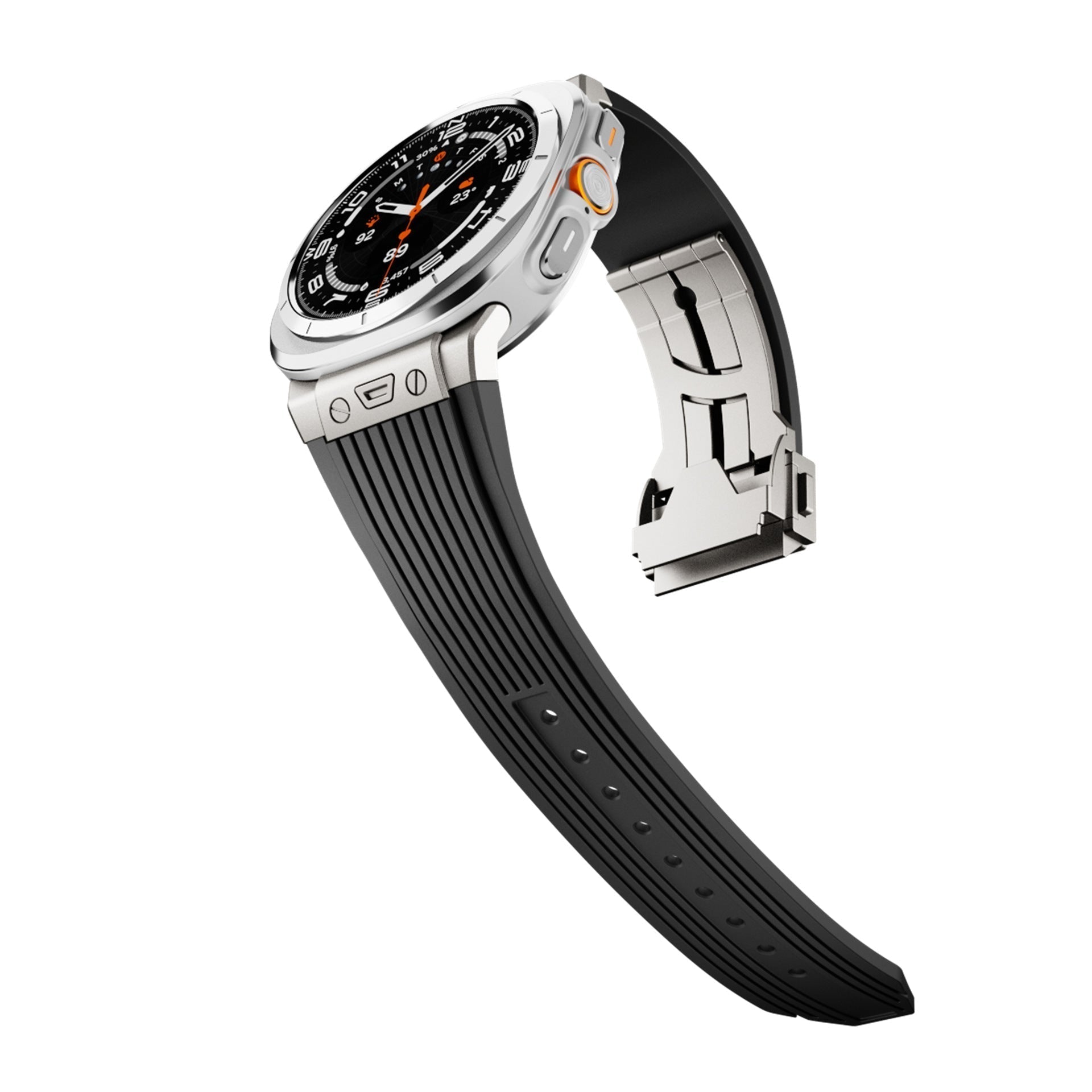 Samsung Watch Ultra silikonerem, Mavero formtilpasset pasform, foldespænde