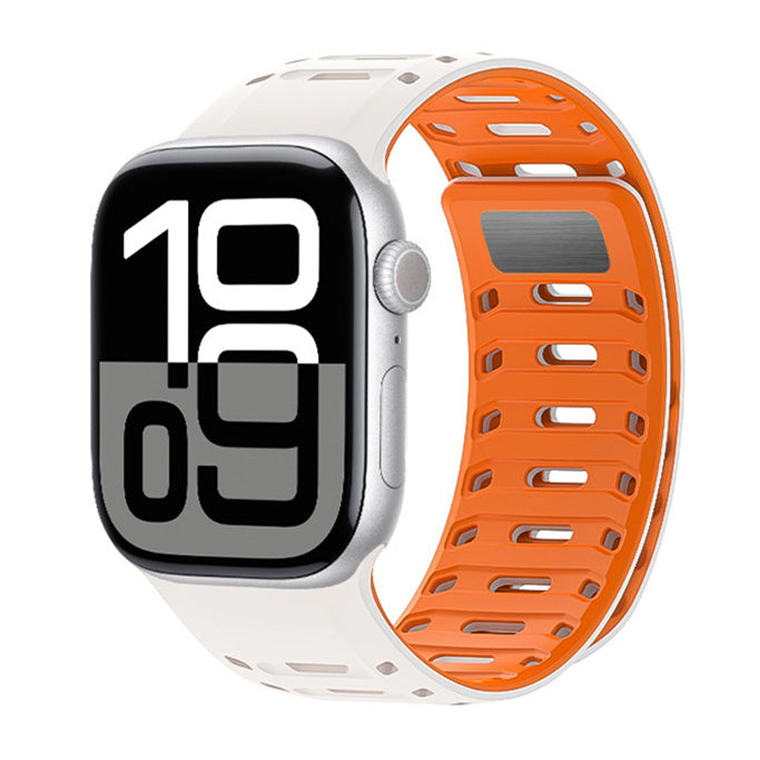 Siliconen sportband voor Apple Watch, verstelbare magnetische sluiting