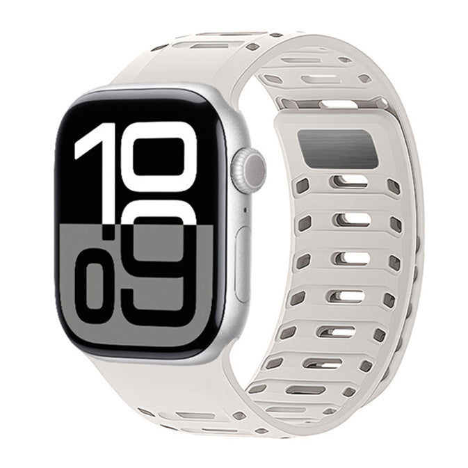 Siliconen sportband voor Apple Watch, verstelbare magnetische sluiting