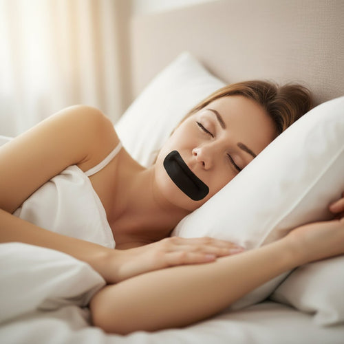 Anti-Snoring Mouth Tape for Sleep, Comfortable Tape to Promote Nasal Breathing - Fioriscas