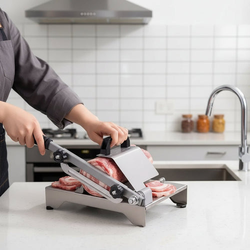 Adjustable Food Slicer with Multiple Cutting Thicknesses for Stress-Free Cooking - Fioriscas