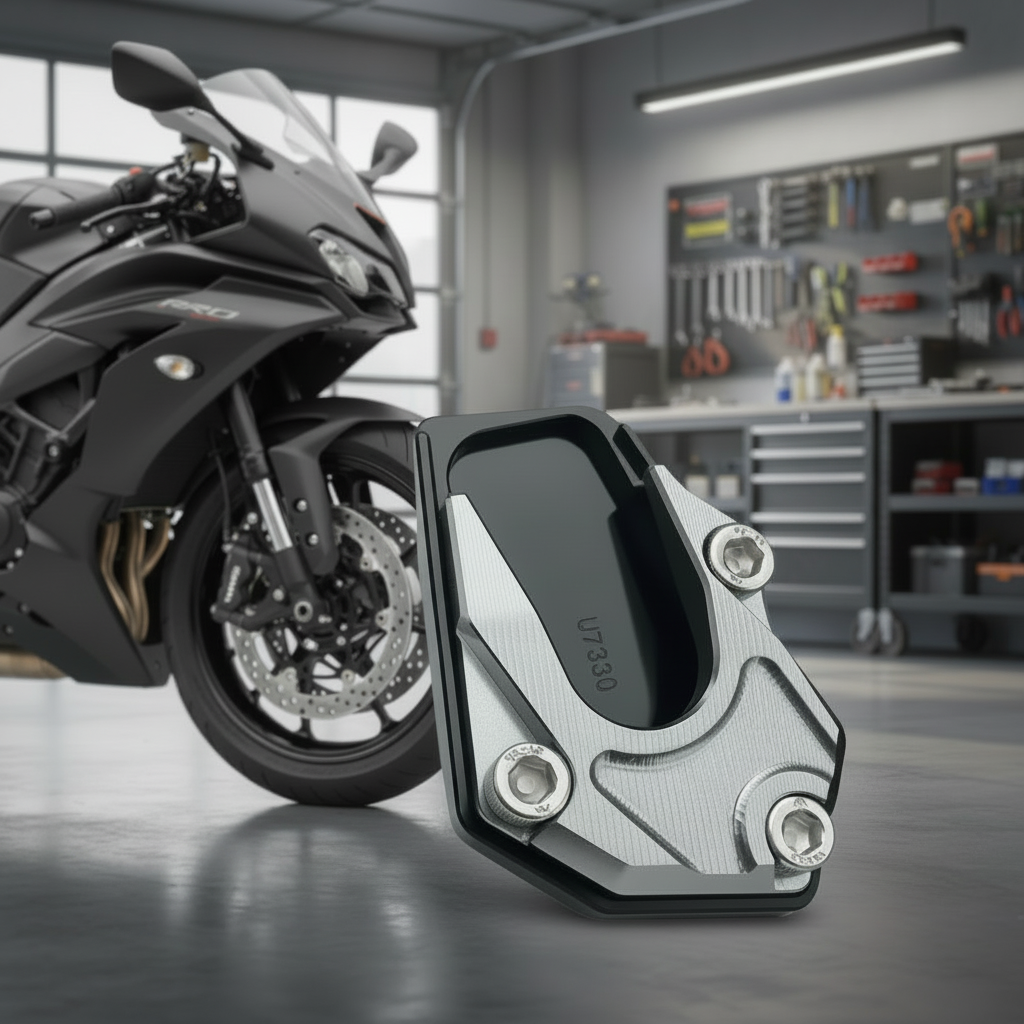 Anti-Sink Motorcycle Stand Pad for Stable Parking - Fioriscas
