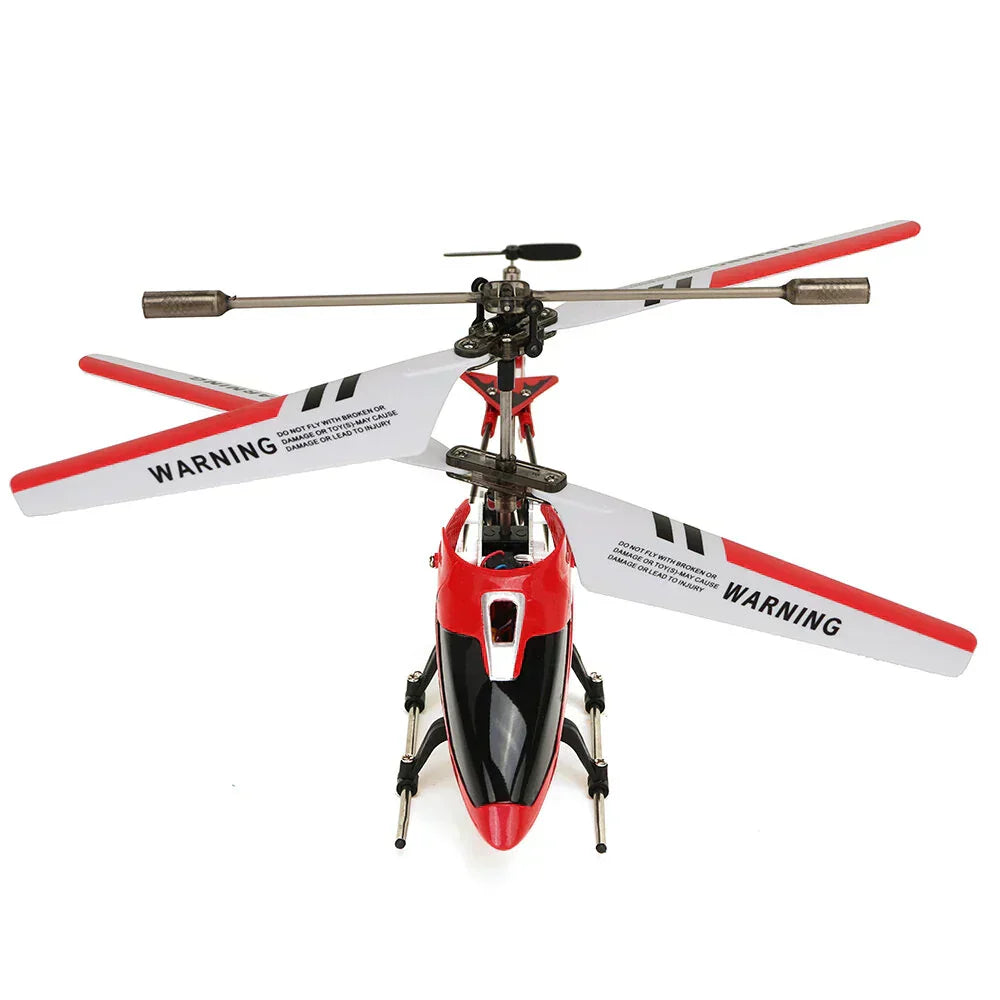 Gyro-Stabilized RC Helicopter Toy, NovaPulse 3.5CH, Rugged Crimson Frame