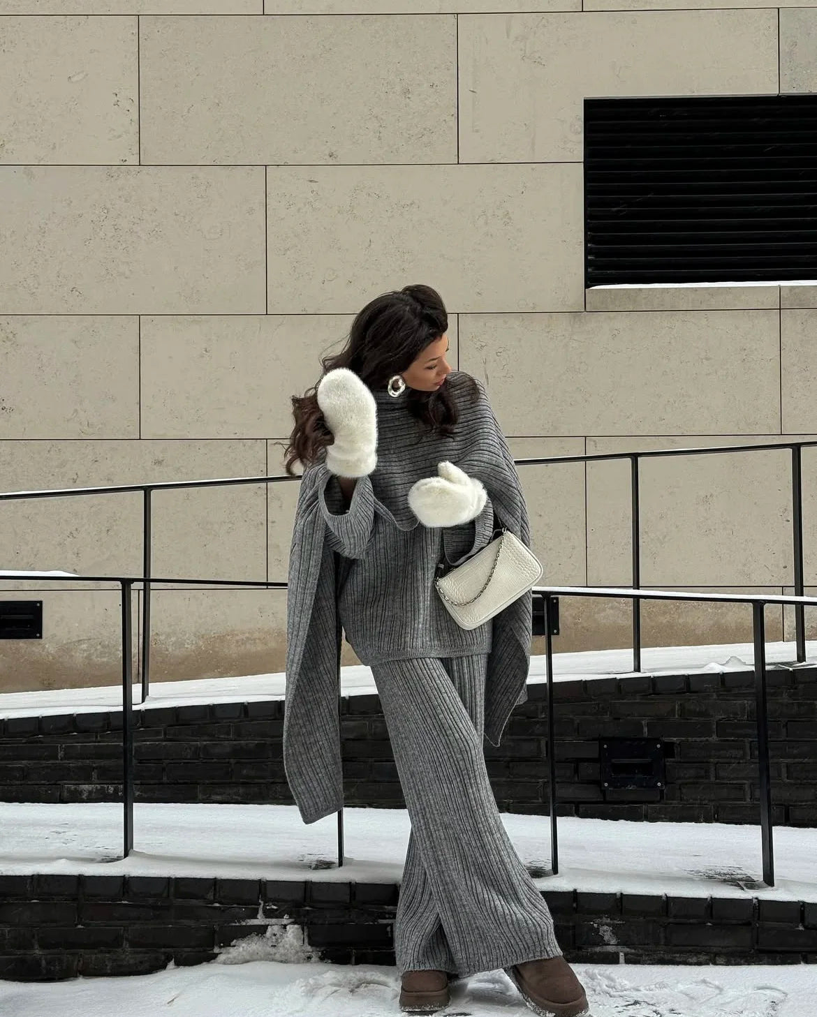 L'Ensemble Trio Hiver | Le Look Complet avec Écharpe