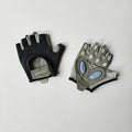 Guantes de entrenamiento antideslizantes con acolchado de agarre de silicona para levantamiento de pesas