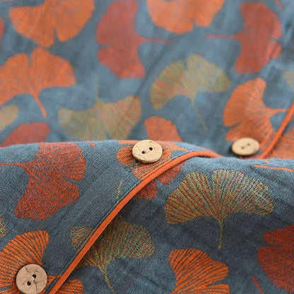 Pyjama Signature I Éclosion de Printemps 100% Crêpe de Coton